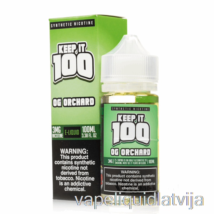 Og Augļu Dārzs - Paturiet To 100 - 100 Ml 3mg Vape šķidruma